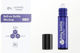 Roll On Bottle Mockup V 10ml B Plus Bottle Mockup Roll On Bottles Roll On Glass Bottles