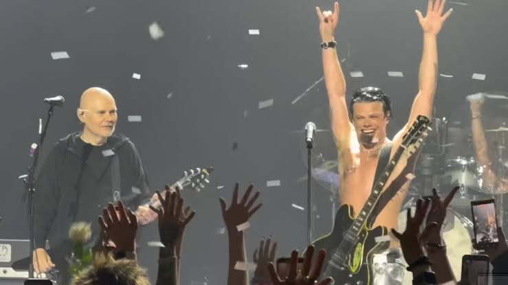 WATCH: Billy Corgan Join YUNGBLUD On Stage For Stirring Rendition Of  'Zombie'