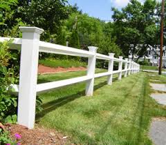 The open, rustic look of rural americana will be yours with this split rail corner vinyl fence. Post Fences Rail Fences North Billerica Ma