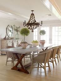 Ocean Dreams Cottage Dining Rooms Wicker Dining Chairs Rustic Dining Room