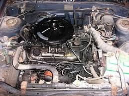 Ilustrasi enjin kereta tanpa penukar pemangkin. Enjin Toyota A