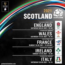Click on the links below to view further details about each match. Scottish Rugby On Twitter News Guinness Six Nations Announce Fixtures For 2020 And 2021 Read The Full Story Https T Co 27humgduzm Guinnesssixnations Https T Co 3g4abn8yfo