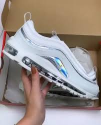 Holographic 97s What S Better Than An All White Air Max 97 An All White Am 97 Nikeairmax Nike Air Max 97 Air Max 97 Vans Classic Slip On Sneaker