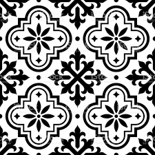 Black And White Moroccan Tiles Image Result For Black And White Floor Tiles Moroccan Tiles Pattern Tile Patterns Printable Stencil Patterns