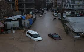 Flooding refers to an overflow of water that submerges land areas that are usually dry. One Dies As Torrential Rain Causes Flash Floods In Turkey S Izmir Daily Sabah