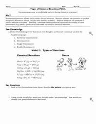 Types of chemical reactions worksheet49 balancing chemical equations worksheets. 13 Chemistry Revision Ideas Chemistry Revision Chemistry Chemistry Study Guide