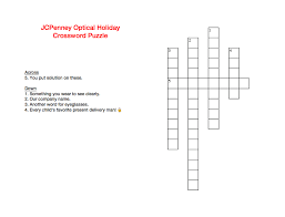 Complete the crossword puzzle below. Complete The Crossword Puzzle Below Jcpenney Optical Facebook