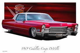Image result for San Mateo Red 1969 Cadillac