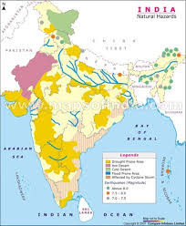 India Disaster Profile And Management India Map India World Map Map