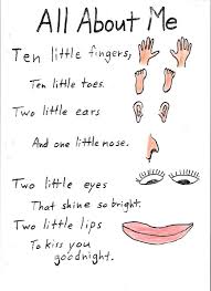 Poem No 2 All About Me Kids Poems Preschool Songs All About Me Preschool