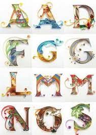 Super cute, free printable alphabet bracelets to help toddler, preschool, pre k and kindergarteners learn their abcs one letter at a time! 51 Alphabet Lettering Ideas Quilling Letters Lettering Quilling Patterns