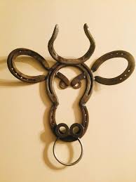 Bull Wall Art For Sale In Phoenix Az Offerup Horseshoe Art Welding Art Projects Welding Crafts