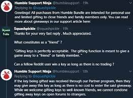 Man now i have the whole humble bundle on steam and origin not including sims just because of you me equal happy boy. Humble Bundle Expression About Gifting Twitter