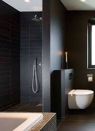 Kg, via houzz, dominated by a dark gray slate tile. Only Furniture Innovative Black White Bathroom Ideas Modern Black And White Bathroom Designs White Innovative Bathroom Ideas Black Home Furniture