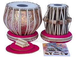 Amazon Com Tabla Drum Set By Maharaja Musicals Professional 3 5 Kg Copper Bayan Designer Carving Sheesham Tabla Dayan Padded Bag Pad Bag Drum Set Drums
