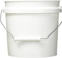 Leaktite 744456 1-Gallon White Plastic Pail Paint Pail/Container