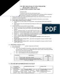 Pilihlah salah satu jawaban a, b, c, d, atau e di bawah ini yang paling tepat! Modul Ujian Praktek Prakarya