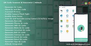 Qr Code Scanner Generator Android Admob Nulled Free Download Qr Code Scanner Barcode Scanner App Scanner