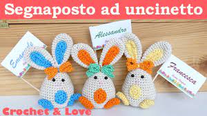 Entdecke rezepte, einrichtungsideen, stilinterpretationen und andere ideen zum ausprobieren. Tutorial Uncinetto Pasqua Coniglietto Ovetto Segnaposto Youtube