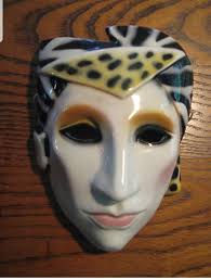 Clay Art Lady Mask