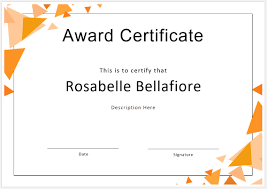 Create your own printable certificate of appreciation using our free online certificate maker. Free Printable Award Certificate Template Templateral