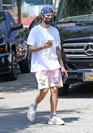 Considering the yeezy foam runner's popularity and lack of availability, it was only a matter of time before counterfeits hit the market. Justin Bieber S Yeezy Foam Runners Are Date Ready With Hailey Baldwin Footwear News