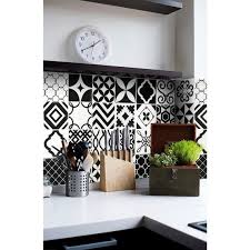 Black And White Peel And Stick Backsplash Tile Pin On Products