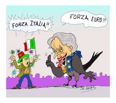 From 1999 to 2000, she served as provincial commissioner of forza italia for rovigo.: Forza Italia By Vasilis Dagres Politics Cartoon Toonpool