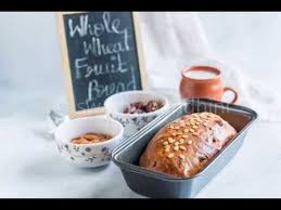 Also the ingredients are simple enough to get without any fancy ingredients. Whole Wheat Fruit Nut Bread Recipe Fruit Bread Whole Wheat Bread Youtube