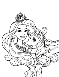69 barbie pictures to print and color. Barbie Princess Coloring Pages Best Coloring Pages For Kids