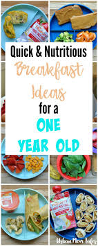 Quick Nutritious Breakfast Ideas For A One Year Old Healthy Toddler Meals Quick Nutritious Breakfast One Year Old Foods