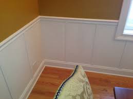 Wainscot paneling is applied to the lower wall below a dado rail (cap rail or chair rail) and above the baseboard or skirting board. Diy Time Faking Craftsman Wainscoting All Apple All Day