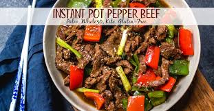 Saute steak, working in batches, until brown, 3 to 5 minutes per side. Instant Pot Pepper Beef Whole30 Paleo Keto Gf Whole Kitchen Sink