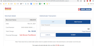 Hdfc credit card online number. How To Keep A Static Password On Hdfc Credit Card Or Debit Card To Use Hdfc Cards Without Otp Techaccent