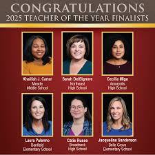 SIX EDUCATORS NAMED FINALISTS FOR 2025 AACPS TEACHER OF THE YEAR ...