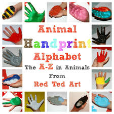 Handprint Animal Alphabet A Z Craft Activities For Kids Crafts For Kids Alphabet Crafts