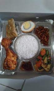 Nasi Kotak Ide Makanan Makanan Dan Minuman Fotografi Makanan