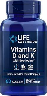 Vitamin k is an important vitamin that plays a central role in many aspects of health. Vitamins D And K With Sea Iodine 60 Capsules Life Extension