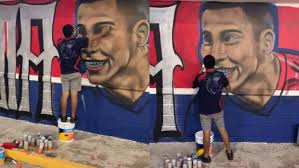 Realizan mural en honor al jugador Diego 'Puma' Chávez en Veracruz