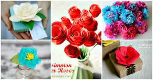 These large paper flowers from hey let's make stuff come with a printable template and a cutting file so you can cut by hand or using a silhouette. 30 Diy Paper Flowers Step By Step Tutorials Template Diy Crafts
