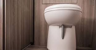 A leak from the toilet handle isn't something to seal. Rv Toilet Leaking On Floor Flannel Guy Roi