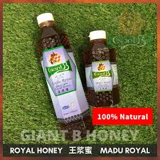 Royal jelly adalah cairan kental berwarna putih yang dihasilkan lebah muda sebagai bahan makanan larva lebah dan makanan khusus ratu lebah sepanjang hal ini karena royal jelly mengandung collagen yang terbukti dapat menjadikan kita awet muda. Honey Giant B Royal Jelly Honey Madu Royal Jelly çŽ‹æµ†èœœèœ‚çŽ‹æµ†èœ‚èœœ Shopee Malaysia