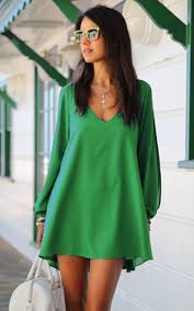 Casual Split Sleeve Loose Fit Chiffon Dress Fashion Loose Fitting Dresses Flowy Chiffon Dress