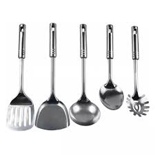 Maybe you would like to learn more about one of these? 5 Piece Stainless Steel Kitchen Utensil Set Nonstick Cookware Cooking Utensils Set Heat Resistant 5pc Kitchen Tool Lazada Ph