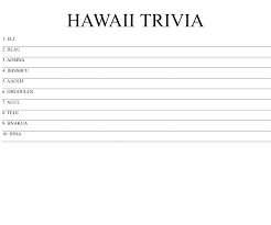 We've got 11 questions—how many will you get right? Hawaii Trivia Word Scramble Wordmint