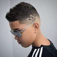 When choosing one of the cool haircuts for boys 2021, you should take into account the ways of this option will suit absolutely any boy. Boys Haircuts Design Boys Haircuts With Designs Haircut Designs Hair Designs For Men
