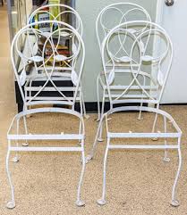 Vintage wrought iron garden furniture. Furniture Vintage Wrought Iron Patio Chairs Azfirearms Com Pot Of Gold Estate Liquidations