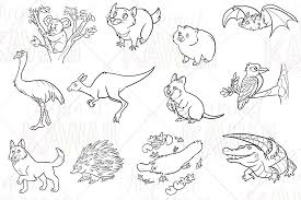 Affordable and search from millions of royalty free images, photos and vectors. Australian Animals Digital Stamps Graphic By Keepinitkawaiidesign Creative Fabrica