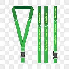 Download Green Lanyard Template For All Company Access Agricultural Backstage Png And Vector With Transparent Background For Free Download In 2021 Lanyard Template Banner Design Wedding Planning Company