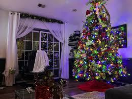 I can't make up my mind…clear or colored. So every day I change it 😂 It  needs more decorations but since they are so dang expensive to get  everything I want I